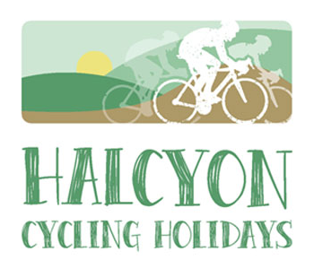 An image of the Halcyon Cycling Holidays Logo.